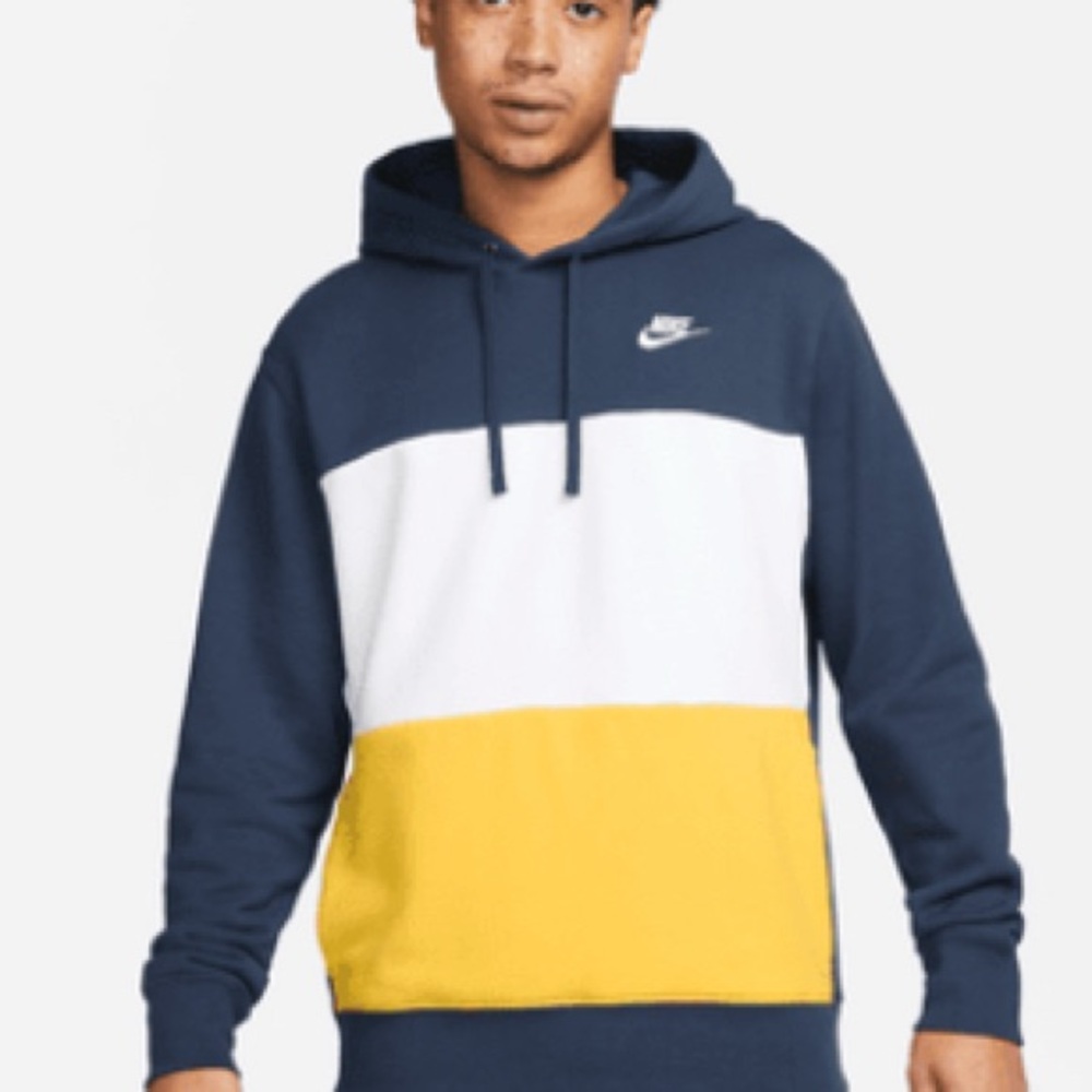 Nike Color Block Hoodie Sweater sz Large